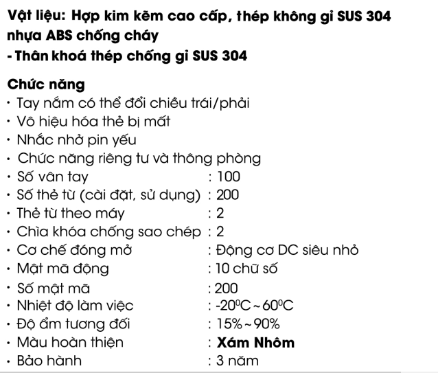 Khóa cửa nhôm Demax EL506 AG chính hãng Khóa cửa nhôm Demax EL506 AG chính hãng