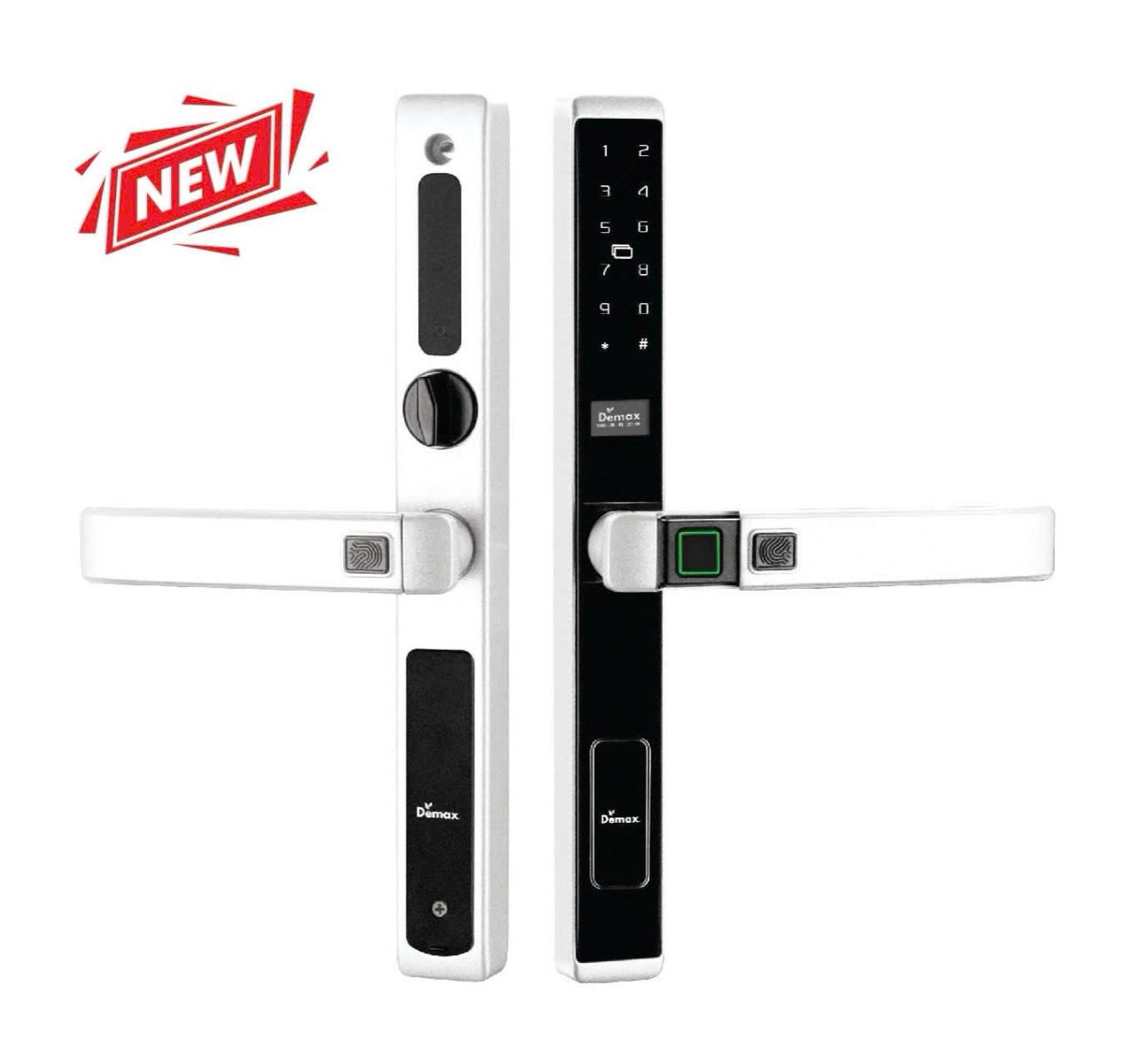 Khóa cửa nhôm Demax EL688 WH App wifi