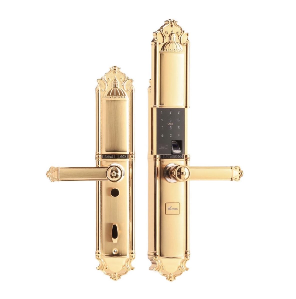 Khóa tân cổ điển Demax EL822 Gold App wifi