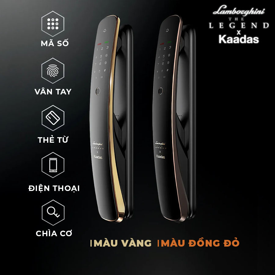 Khóa vân tay Kaadas Lamborghini chính hãng Khóa vân tay Kaadas Lamborghini chính hãng