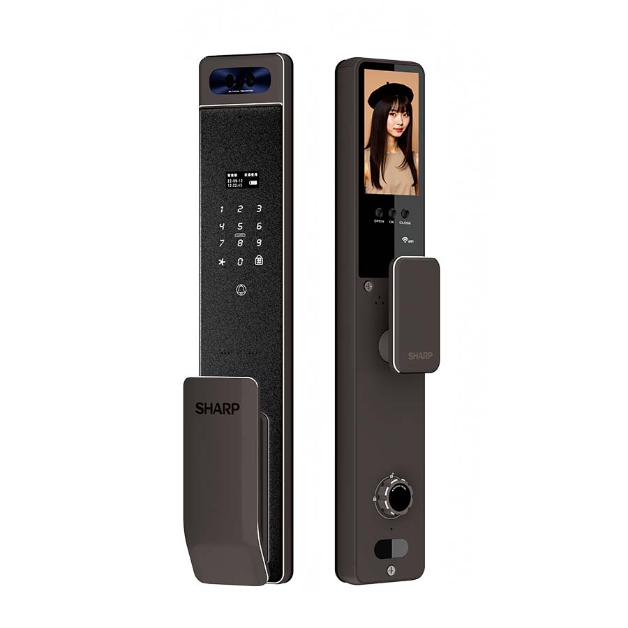 Khóa vân tay Sharp S5-FV Face ID, kết nối app