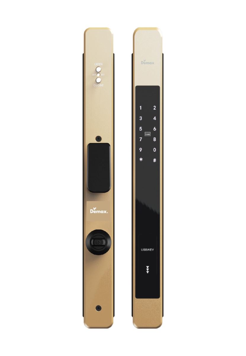 Khóa cửa nhôm Demax SL801 CG App wifi